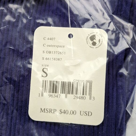 FP Movement Ribbed Biker Shorts NWT | Outerspace Blue | Pilates Core Fit S - Picture 7 of 10